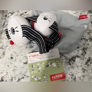 Balenciaga Black and White Striped Headband